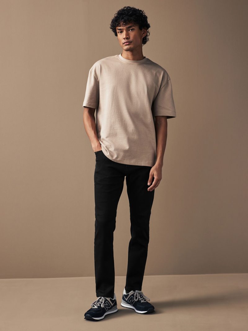 Stuf3843| Black Skinny Fit Motionflex Jeans - Image 2