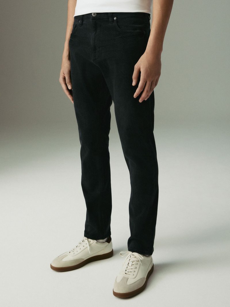 Stuf3847| Black Slim Fit Lightweight Motion Flex Denim Jeans