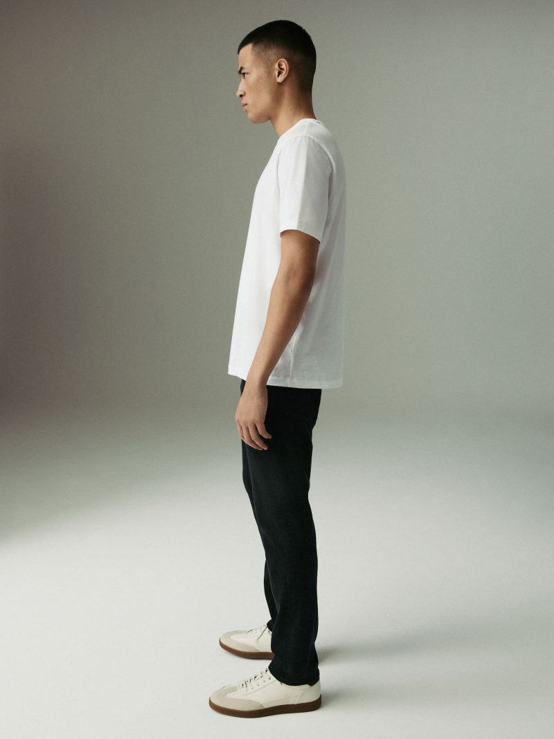 Stuf3847| Black Slim Fit Lightweight Motion Flex Denim Jeans - Image 4