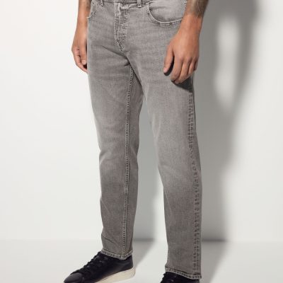 Stuf3854| Grey Mid Single Slim Fit Classic Stretch Jeans