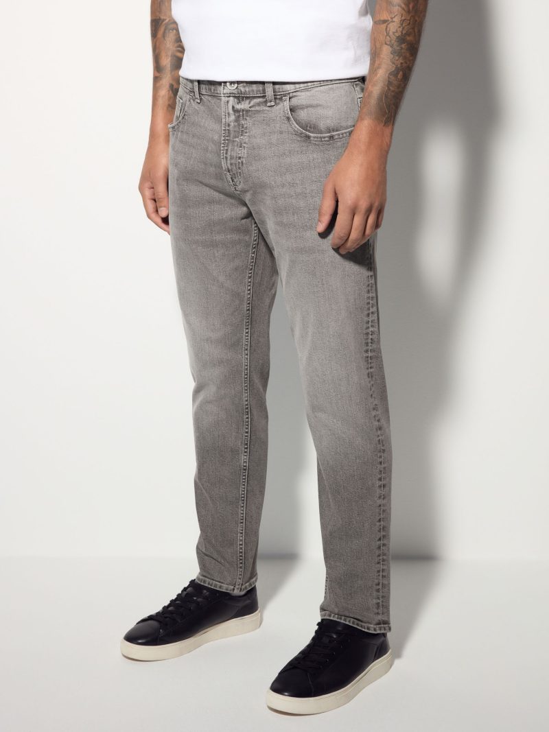 Stuf3854| Grey Mid Single Slim Fit Classic Stretch Jeans
