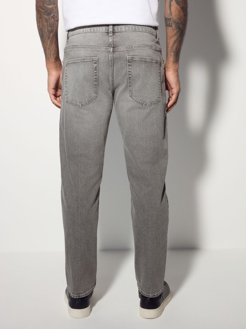 Stuf3854| Grey Mid Single Slim Fit Classic Stretch Jeans - Image 2