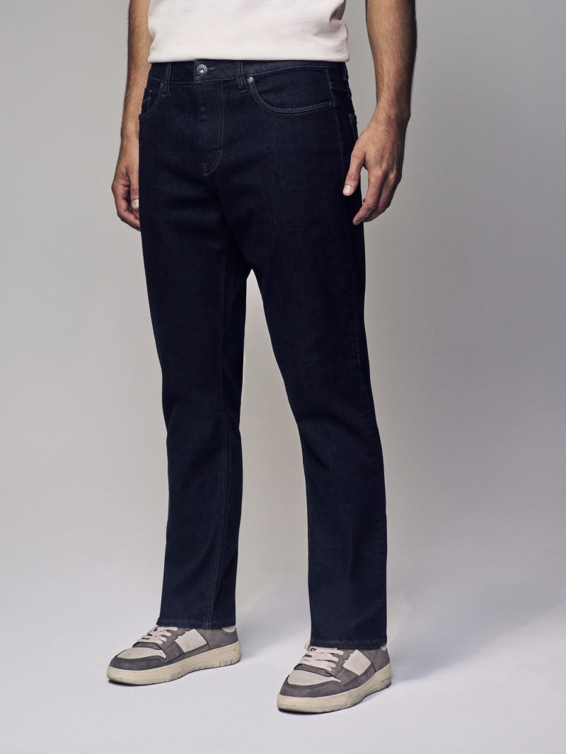 Stuf3855| Blue Rinse Slim Fit Motionflex Jeans