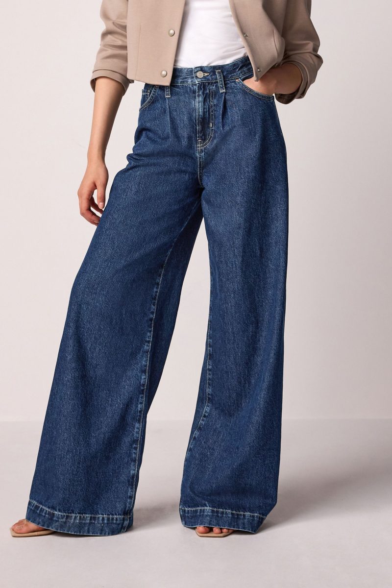 Stuf3863| Wide Leg 100% Cotton Jeans - Image 3
