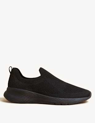 Stuf3868| Knitted Slip On Trainers